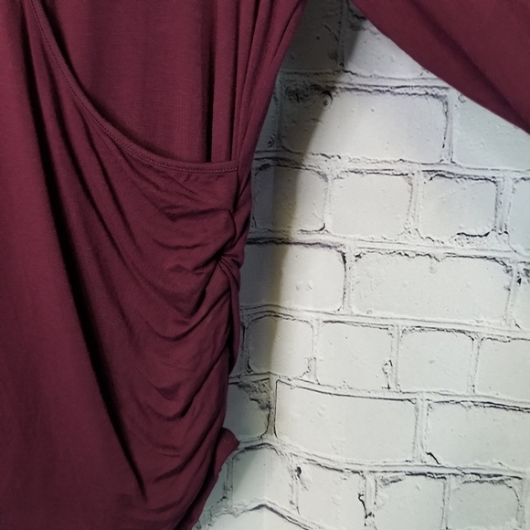 Vanessa Virginia anthro keyhole ruched top - Picture 11 of 11